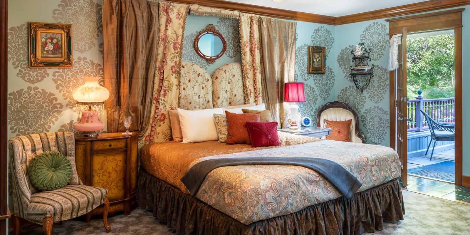 King Bed Suite Best Rated Eureka Springs Hotel The Angel at Rose Hall