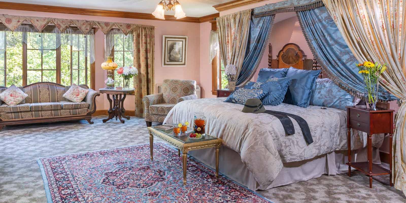 #1 Hotels in Eureka Springs AR | The Angel Suite at The Angel at Rose Hall