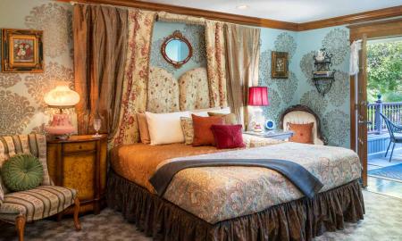 The Angel Rose Suite at Best Rated Eureka Springs Hotel The Angel at Rose Hall